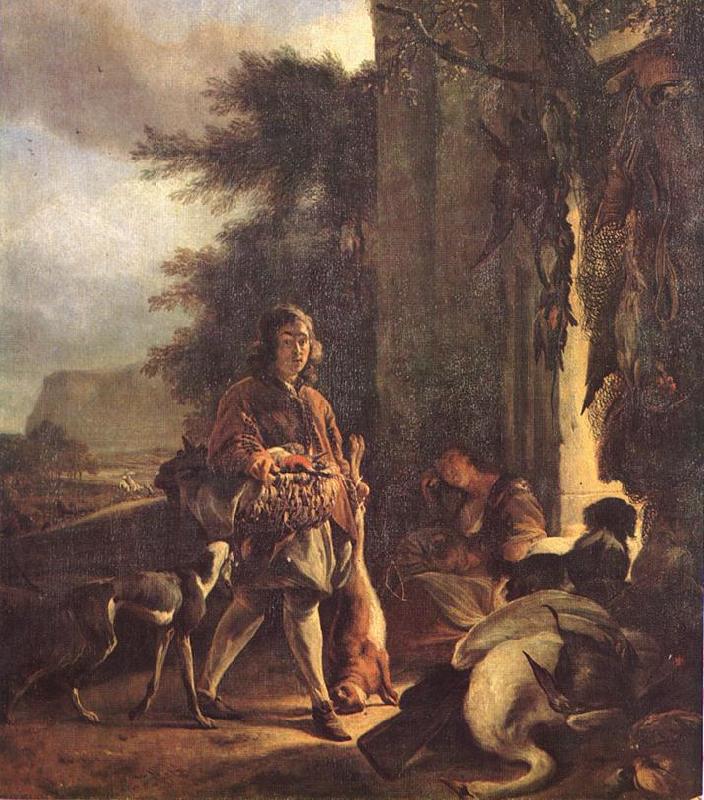 WEENIX, Jan After the Hunt France oil painting art